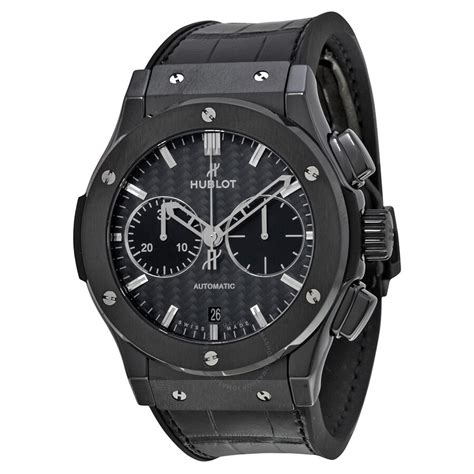 Hublot Classic Fusion Chronograph Automatic Black Dial Men's.